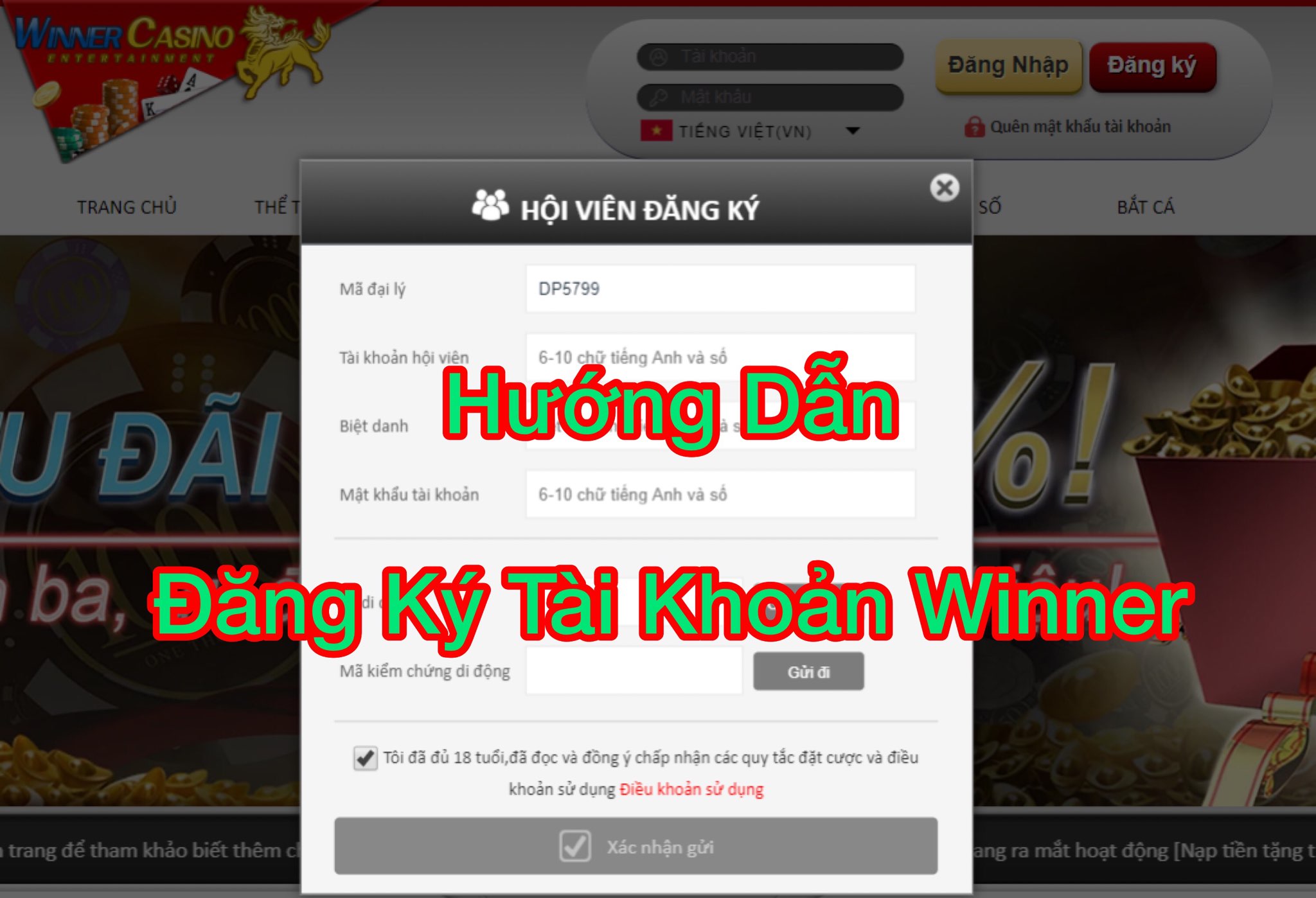 3 bước để tạo winbet nhanh chóng